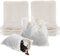 Gjinxi 30 Stück Gewürzsäckchen mit Kordelzug Gewürzbeutel Baumwolle Teabags zum Mitkochen Natürliche Baumwollbeutel Musselinbeutel Siegel Filter Teebeutel für Tee,Kaffee,Filter,Gewürze(8×10cm,Weiß)