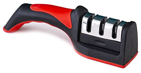 Sunicon Afilador de cuchillos profesional, kit de afilador de cuchillos con ruedas para afilar la herramienta sin esfuerzo, afilador de cuchillos casero simple, para cuchillos