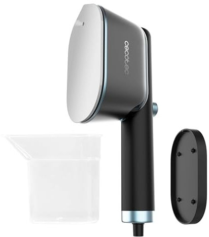 Cecotec Ferro a vapore IronHero 1000 Assolute. 1000 W, Verticale e Orizzontale, Vapore Continuo, Fast Steam, Anti Drip, Manico Lungo, Clean Steam, Disinfetta, Deodorizza, Rimuove le Rughe