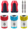 7pcs Magnetic Screw Ring Holders, 3 Screwdriver Head Magnetic Ring 2 Ph2 Screwdriver Bits & 2 Magnets Detachable Magnetic Screwdriver Ring for 1/4 Inch Hex Screwdriver & Power Bits