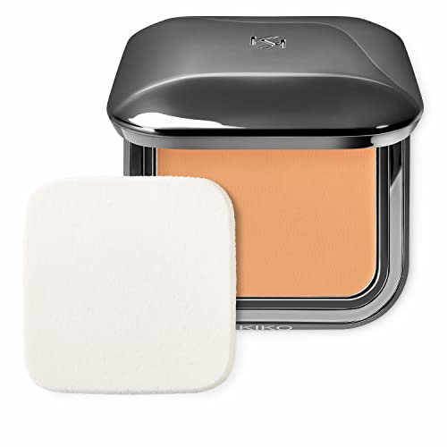 KIKO Milano Nourishing Perfection Cream Compact Foundation N 60, Kompakte Creme-Foundation Mit Wohltuender Wirkung, Aufhellendem Finish Und Lsf 20