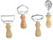 OFFSCH 4 Piezas Molde de envoltura de bola de de galleta cortador de galletas circular accesorios para hornear utensilios cocina auxiliares para cocina fabricantes de bolas de
