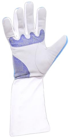 PHATM Fecht-Trainingshandschuhe rutschfeste Handschuhe für Männer und Frauen Spezialhandschuhe für Das Foliensäbeldegen-Training Fechtausrüstung(White (Right),7)