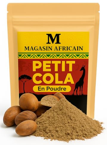 Petit Cola Poudre, Cette Noix est un Trésor d'Afrique, Énergie Naturelle Stimulation & Performance