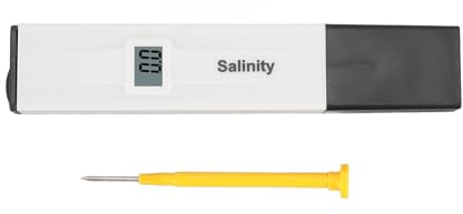 YolieraArt Digitaler Salzgehaltsteststift, LCD-Salzmessgerät für Küche Lebensmittel Sole Aquarium Marine Tank Pool Wasser Salzkonzentration Messwerkzeug