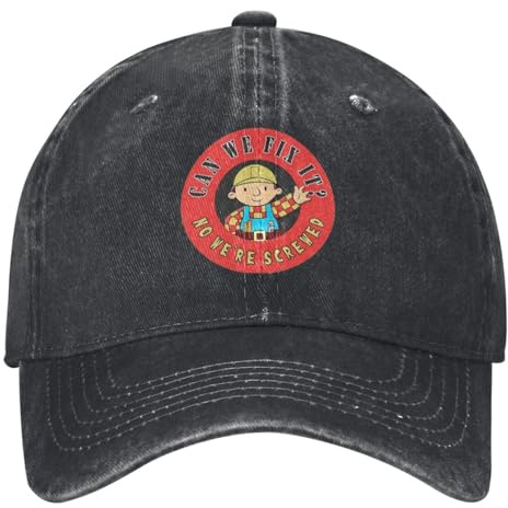Generisch Isolierung aus Reiner Baumwolle ntage Können wir es reparieren Der Bauherr Baseballkappe Unisex Baumwolle gewaschen Reparatur Mann Trucker Hut Alle Jahreszeiten Reise Verstellbar