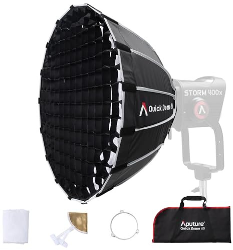 Aputure Light Dome Quick Dome 60 Softbox, 60 cm / 2ft, runde Bowens-Halterung