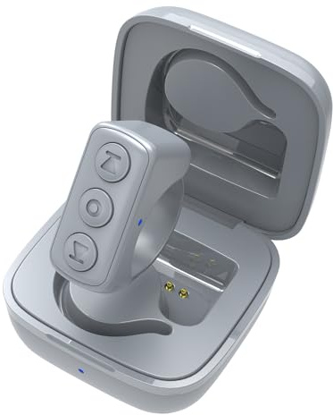 ZOZVO TikTok Telecomando per TikTok, Bluetooth Pagina Turner per iPad/Kindle App/iPhone/Android, TikTok Scrolling Ring (Grigio)
