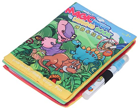 Kinder Wasser Malbuch Wiederverwendbare Cartoon Muster Wasser Doodle Malbuch Pädagogisches Spielzeug (Dinosaurier)