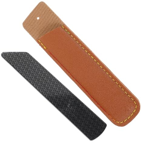 Abaodam Râpe à Pied Exfoliante en Verre Nano 1 Kit Accessoire PU pour Enlever Callosités Utilisation Salon et Soins à Domicile