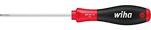Wiha Schraubendreher SoftFinish® Schlitz mit Rundklinge für tiefliegende Schrauben (26931) 3,5 mm x 200 mm