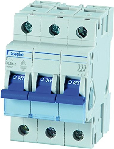 Doepke Leitungsschutzschalter DLS 6H C10-3 6 kA Leitungsschutzschalter 4014712163720
