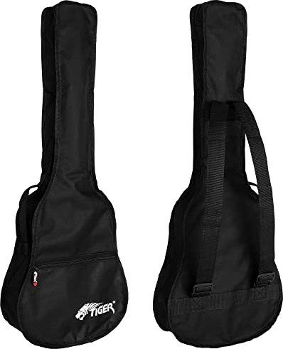 Borsa per chitarra classica TIGER GGB7, lunghezza 79 cm, profondità 8 cm, larghezza superiore 19 cm, larghezza inferiore 28,5 cm – taglia 1/4