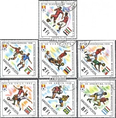 Hongrie 3538A-3544A (complète.Edition.) Neuf avec Gomme Originale ** MNH 1982 Coupe du Monde de Football (Timbres pour Les collectionneurs) Football