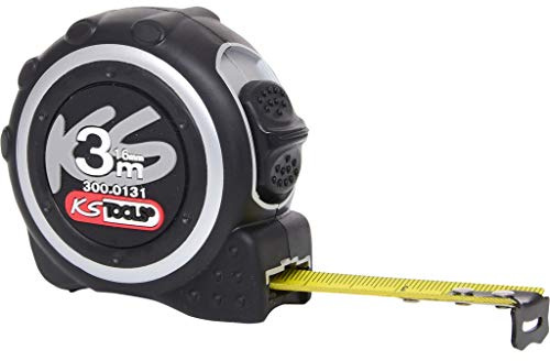 KS Tools 300.0131 Bandmaß mit Feststeller,schwarz-grau, 3m