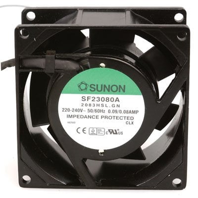 Sunon 80mm Axial Fan 240VAC Low Noise Efficient Cooling Fans SF23080A-2083HSL.GN