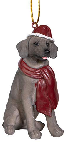 Design Toscano Christmas Ornaments, Weihnachten Weimaraner Ferienhundeornamente