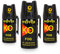 3 Dosen KO Fog Pfefferspray mit Sprühnebel 40ml - Abwehrspray Familienpackung