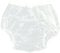 Haian Inkontinenz-Schlupfhose für Erwachsene, Kunststoff, transparent, Weiß, Größe L