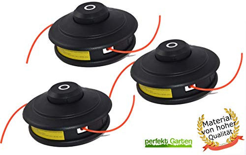 3 x Profesional Doble Cabezal de desbrozadora automática Bobina de Cable para Fuxtec Motorsense