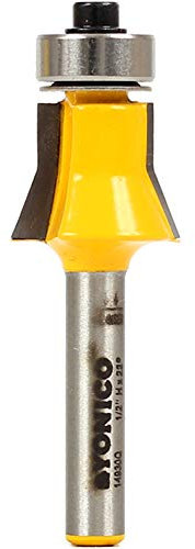 Yonico 14930q 22 Combination Bevel Trim Router Bit 1/4-Inch Shank