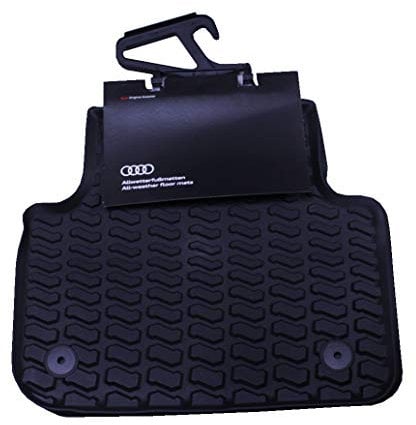 Audi 4M1061512041 Allwetterfußmatten Premium Gummi Fußmatten Hinten, schwarz