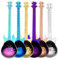 ESRISE Gitarre Kaffeelöffel Set Bunte Edelstahl Gitarren Kaffee Löffel Set， Kleine Zuhause Löffel, Dessertlöffel,EIS Löffel,Joghurtlöffel, Teelöffel, Espressolöffel (Mehrfarbig-6)