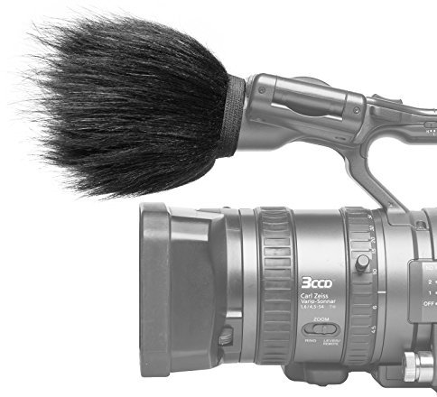 Gutmann Microphone Fur Windscreen Windshield for Panasonic AG-DVC60 | Made in Germany