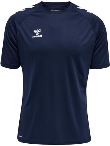 hummel T-Shirt Weiß blau, S Herren