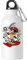 Magic Lamp Genie Aladin Flying Carpet Art Touristische Wasserflasche Weiß 400ml