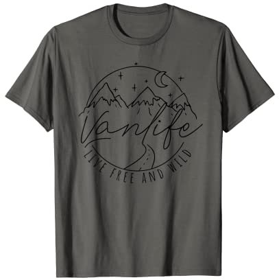 Van life Essentials Van Dwellers van life Nomad Camping Camp T-Shirt