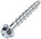 AERZETIX - C57350 - Set di 10 Viti per calcestruzzo a testa esagonale con flangia Ø6.6x45mm - fissaggio diretto senza tassello - per chiave a 6 lati 8mm - in acciaio - ristrutturazione costruzione