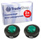 2x Trade-Shop Doppel-Fadenkopf/Trimmerkopf/Mähkopf M10x1,25 links Innengewinde kompatibel mit Emak Efco Oleo-Mac Freischneider mit Winkelgetriebe
