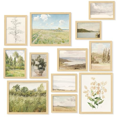 97 Decor Vintage-Poster für Raumästhetik – Vintage-Wandkunstdrucke, französische Landhausdekoration, Bauernhaus, eklektisches Zuhause, Galerie, Landschaft, Kunstbilder für Cottagecore, Schlafzimmer,