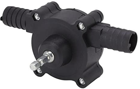 Handpumpe Wasser-Öl-Flüssigkeitspumpe, Selbstansaugende Bohrmaschinen-Pumpe aus Kunststoff, 220g, für Wasser, Öl und Düngemittel, 7 Zubehörteile