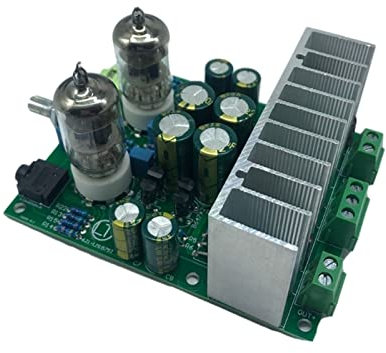 KNOKR DIY Kit AC 6J1 Tube Fever Pre Amplifier Preamp AMP Pre-Amplifier Board Headphone Buffer Module Stereo Operational Amplifier Chips