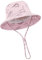 TOMEEK Sombrero de Sol para Bebé Gorro Bebe Verano Gorra Pescador Protección Solar Bebé Niños y Niñas UPF 50+ Gorra Playa Plegable con Correa Ajustable para la Barbilla y ala Ancha, Rosado, Talla L