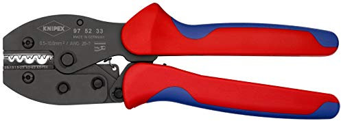 Knipex PreciForce® Hand Crimpzange 0,5mm² / 20AWG → 10 mm2 / 8AWG, 0.5 → 10mm² / 20 → 8AWG für Nicht
