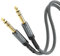 BlueRigger 6.35mm Mono Jack TS ¼ Cable 2M- (Male TS ¼ Inch Instrument Cable to 6.35 mm Unbalanced Speaker, ¼” Amp Cord, Interconnect) - Compatible with Speaker, Guitar, Keyboard