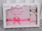 Geschenk-Set New Baby ★ Babydecke mit Namen + Teddybär ★ Baby-Shower ★ Geburt ★ (Rosa - Teddybär)