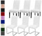 Stuhlhussen 6er Set Stuhlbezüge Moderne Stretch Stuhlhussen Universal Husse Abnehmbare Stuhlbezug Waschbarer Abdeckung Esszimmer Dekoration Spannbezug,für Hotel und Hochzeit Partys(6er Set, Weiß)-C