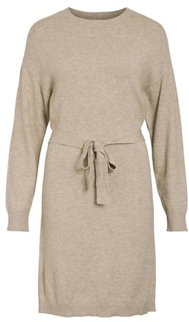 Vila Female Strickkleid Kurzes Gürtel | Knitted Dress