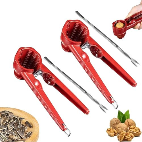 Pelador de semillas de girasol, máquina de pelado de semillas de girasol, pelador manual de semillas de girasol, herramienta de cascanueces, embudo portátil multifunción pinza de nuez para