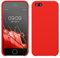 kwmobile Case Compatible with Apple iPhone SE (1.Gen 2016) / iPhone 5 / iPhone 5S Case - TPU Silicone Phone Cover with Soft Finish - Red
