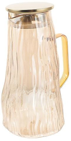 ABOOFAN Pichet En Verre Pour Boisson Pichet Pour Thé Glacé Infuseur À Fruits Distributeur Deau Robinet Bouteille Chaude