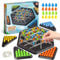 Chain Triangle Chess Game, Wavelength Board Game, Triangle Rubber Band Game for Kids & Adults – Geometric Chess Game & Family Party Games for Family Night, Christmas Games for Families