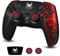 Anti Slip Cover Skin für PS5 Controller,JORREP Anti-Slip Silikon Skin Cover Case für PS5 Controller mit Daumen Grip Gaps, Touch Pad Aufkleber und Cover Wrap Aufkleber
