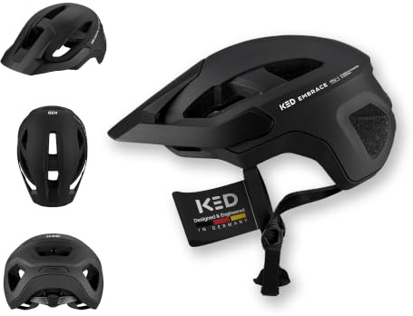 KED Embrace MU-1 Allround Helm Für City Trail Mit Verstellbarem Visier und Insektenschutznetz