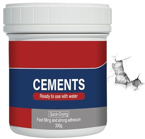 Concrete Patch - 300g Cement Patch Concrete Repair, Weather-Resistant Cement Filler & Sealant, Waterproof, Anti-Cracking, Quick Dry RepairCement, For Driveways, Pool Decks, Patios, Sidewalks, Outdoor