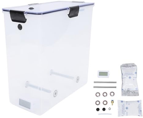 Filamenttrockner Box 3D -Druckermaterial Dehydrator 1 Kg Große Kapazitätslager Rollhalterung Design Filament Aufbewahrung Dichtungstrockner mit Thermohygrometer für den 3D -Druck